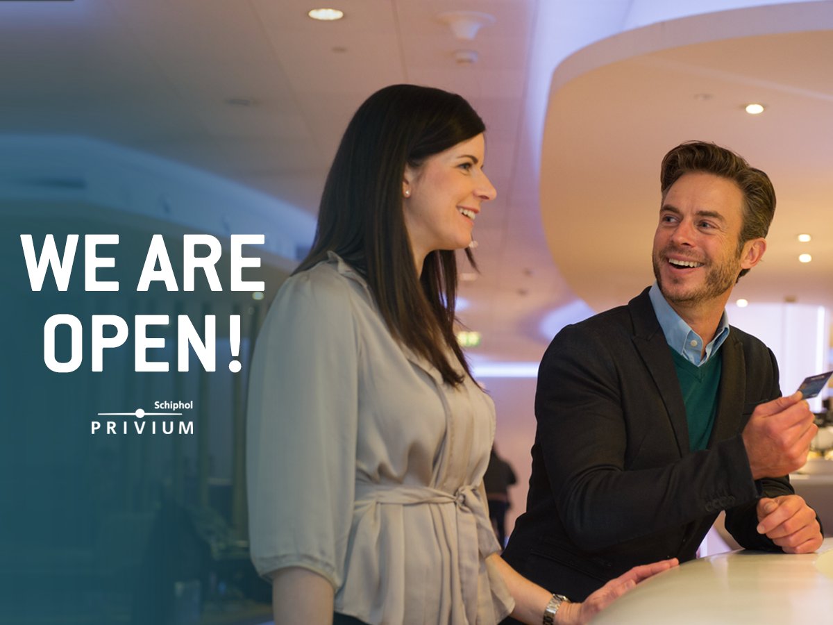 Privium's tweet image. Good news! During Ascension Day we will be open for business. We'd love to welcome you in the Privium ClubLounge to relax before take off.