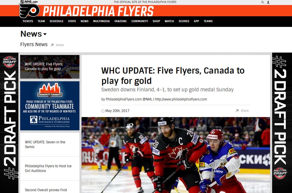 michelle_timian's tweet photo. I'm just going to sit here and enjoy the background of the @NHLFlyers website. #2draftpick https://t.co/3C11pr9jQ2