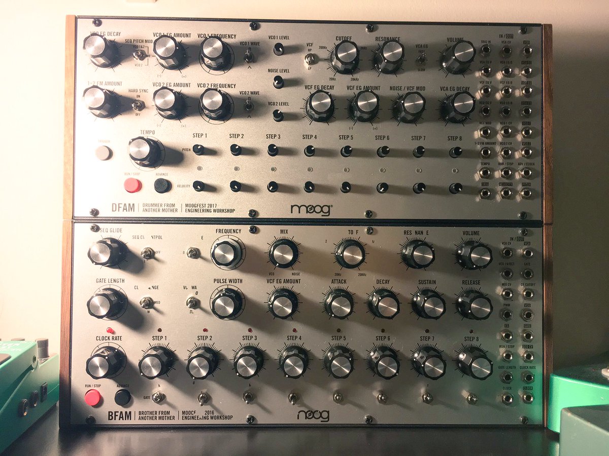 moogmusicinc's tweet image. We are family. 

Brother from Another Mother. #moogfest2016 
Drummer from Another Mother. #moogfest2017 
📷: @rseymour