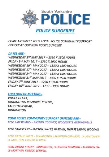 RVSAreaAssembly's tweet photo. Come along and speak to your local Policing team with any issues you may be having in your local area. 
Please see the poster below https://t.co/EjfkT4HiE9