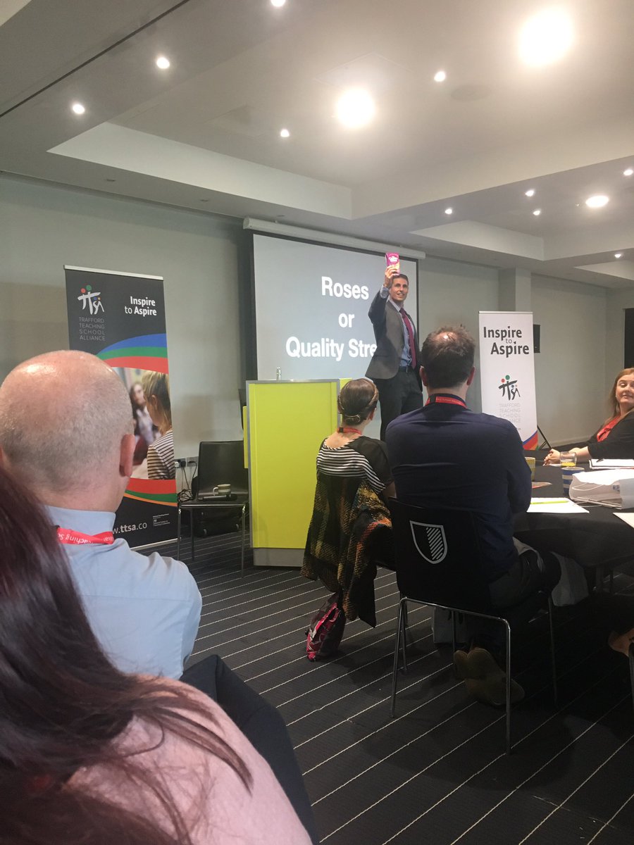 Roses or quality street? Got to be Quality street!!!! #ttsaconference