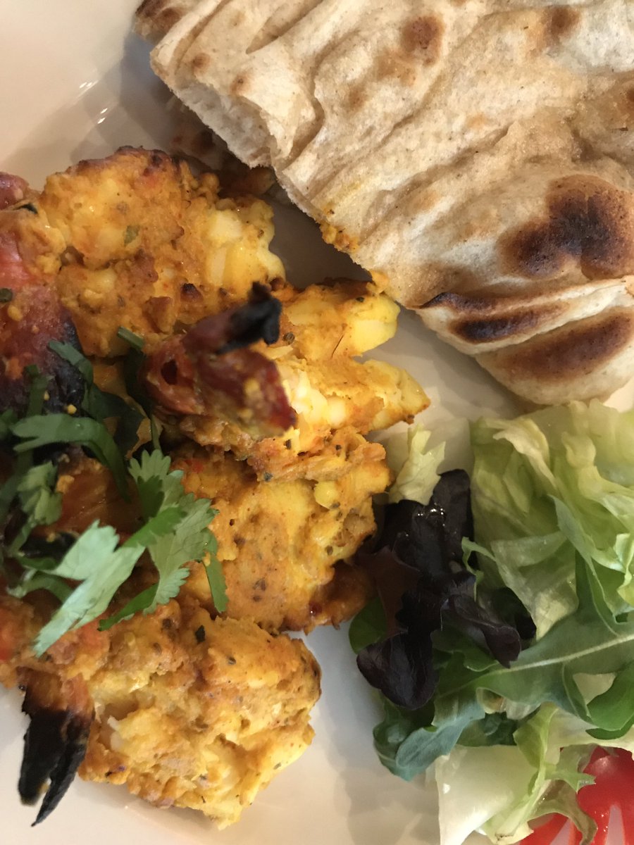 MaayaMK's tweet photo. It's going to be a hot one this week ☀️ try our incredible selection of tandoori dishes from salmon to prawns. 👌🏼 #sunmerscoming https://t.co/bjVQkfFgzn