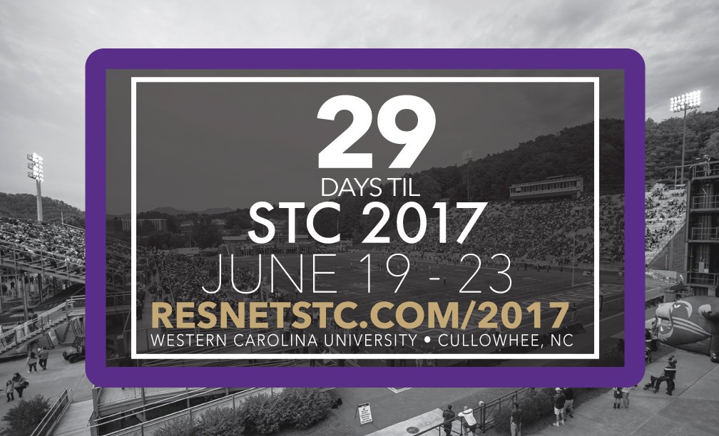 ResNetSTC's tweet image. Only 29 days until STC 2017! We have the conference schedule posted, check it out at resnetstc.org/2017/conferenc…!