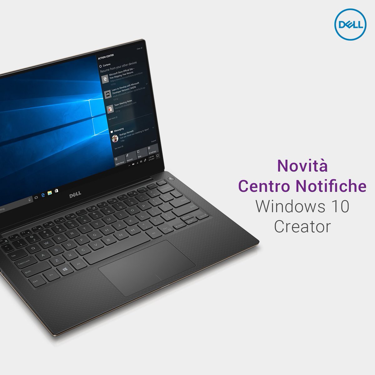 DellAiuta's tweet image. #Novità Centro Notifiche #WindowsCreator. 

E se volete conoscere bene le novità leggete questo articolo di @HDblog: dell.to/2rKL0s2