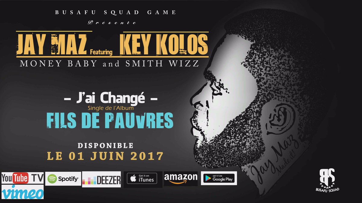 242Urban's tweet photo. #242Sorties : @Jay1Maz annonce la sortie digitale ce 1er juin de 3 singles extrait de son album "Fils de Pauvres" #BusafuSquad #Urban242 https://t.co/1lntTCPXBW