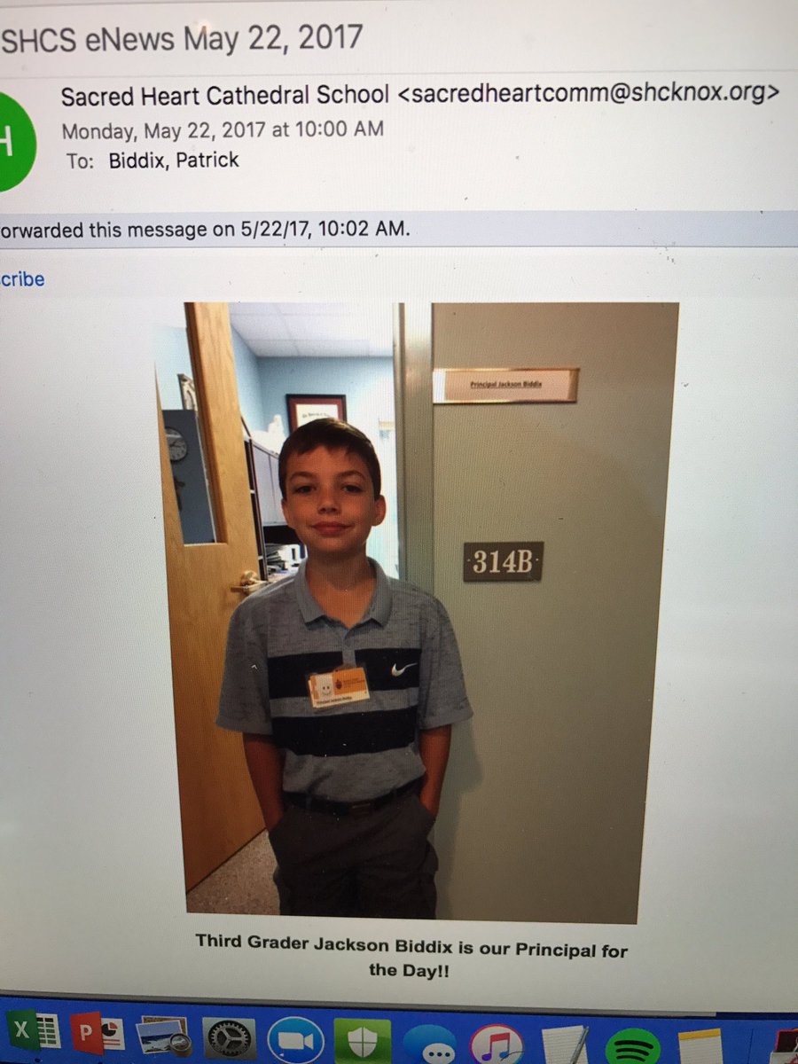 Not only do I have the pleasure of teaching aspiring principals, but I seem to have one at home!