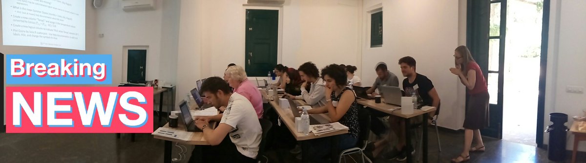 TransmitScience's tweet image. #PractiseTime! #TScourses Introduction to #Rproject at @HoPierola