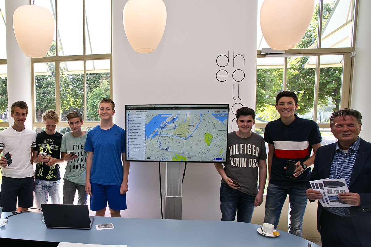 Toeristische app voor Dordt gelanceerd in onderwijsmuseum
destemvandordt.nl/nieuws/algemee…