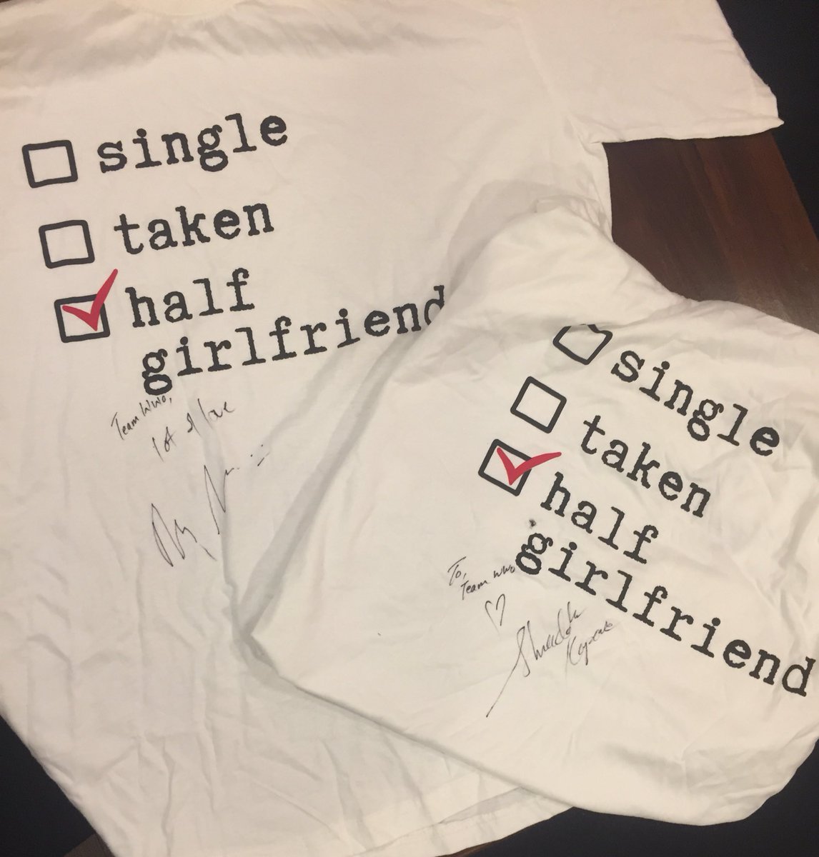 WWOTweets's tweet photo. When Riya and Madhav showered us with love. 
@ShraddhaKapoor @arjunk26 @balajimotionpic #HalfGirlfriend https://t.co/67EgVusuh1