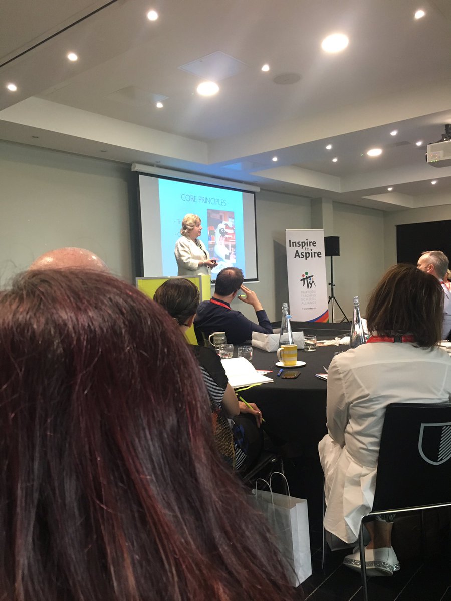 #Be inspired to be a first time tweeter! Enjoying the speakers James Nottingham and dame Alison Peacock.