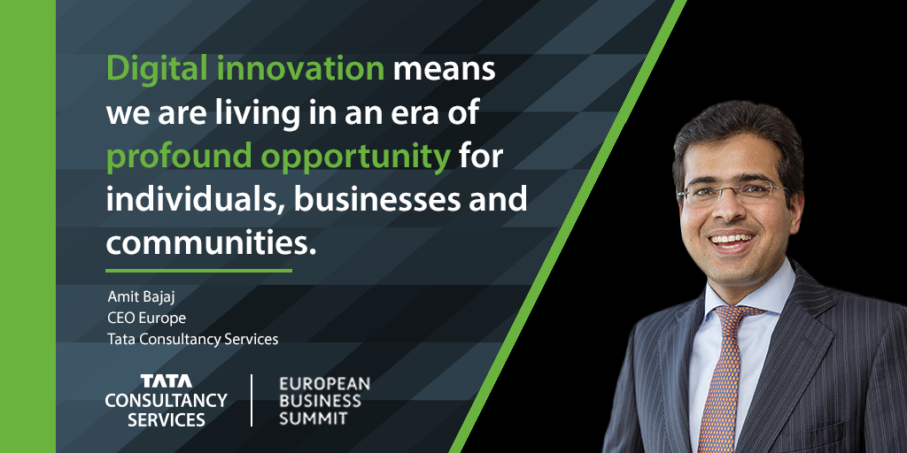 How digital is making Europe competitive by Amit Bajaj, <a href="/TCS/">Tata Consultancy Services</a> Europe CEO: on.tcs.com/2rsUXOs #EBS2017 #DigitalDirections