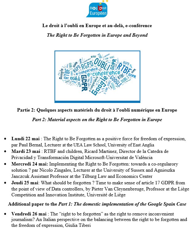 blogdroiteurope's tweet photo. Week program of our #RTBFeconference thanks for RT every day one publication at 12:30 pm French Time https://t.co/upxYcfyzya