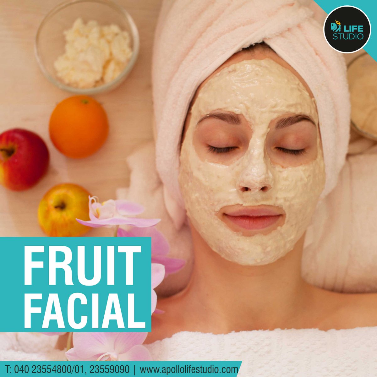 Apollo_LStudio's tweet photo. Get the amazing glow on your face by #fruitfacial service only at #ChandraSpa
#Facials #salontime #skinregime #radiantlook 
📞040 23554800/01 https://t.co/cKrHf6GjEW