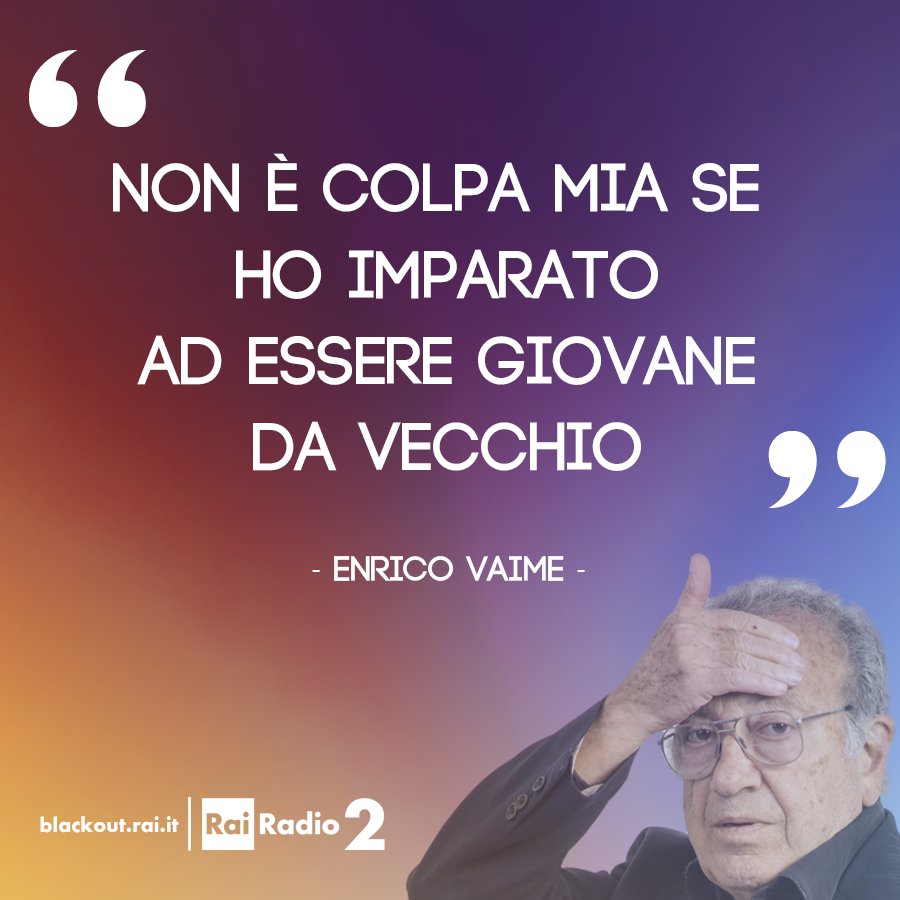 Buona Domenica con #BlackOut!

Ogni weekend alle 7:45 ON AIR con <a href="/enrico_vaime/">Enrico Vaime</a>, <a href="/CifolaF/">federica cifola</a>, <a href="/NuzzoDiBiase/">Nuzzo Di Biase</a>, <a href="/NeriMarcore/">Neri Marcorè</a> ed <a href="/edoferrario/">Edoardo Ferrario</a>