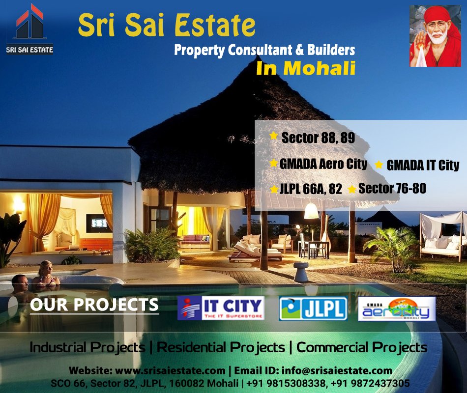 #SriSaiEstate cares for its #customervalues and provides all the facilities
Call:9872437305,9815308338
srisaiestate.com
#GMADA #JLPL