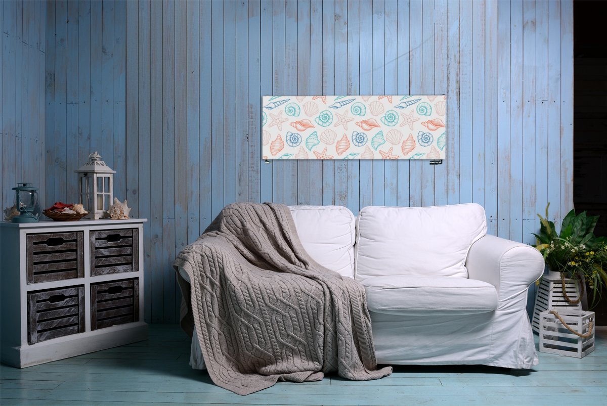 HOTHOTRadiators's tweet photo. Coastal look featuring our radiator with shell print. Because nights near the sea get cold too :) https://t.co/6UcDThv7Ei #Interior #Design https://t.co/PioBukXhz9