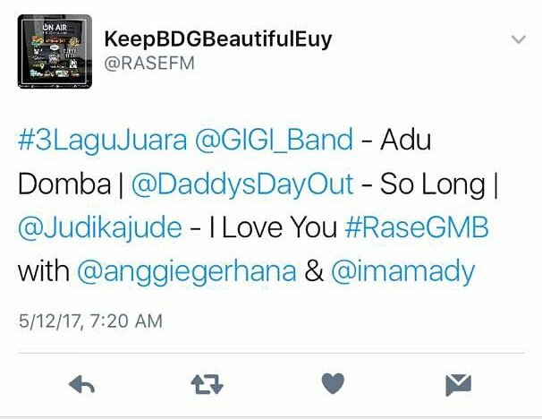 Alhamdulillah <a href="/DaddysDayOut/">Daddy'sDayOut</a>  jadi Top 3 di <a href="/RASEFM/">Rasef Mehdiyev</a> ! Terimakasih atas dukungan teman-teman semua. Allah bless us all!