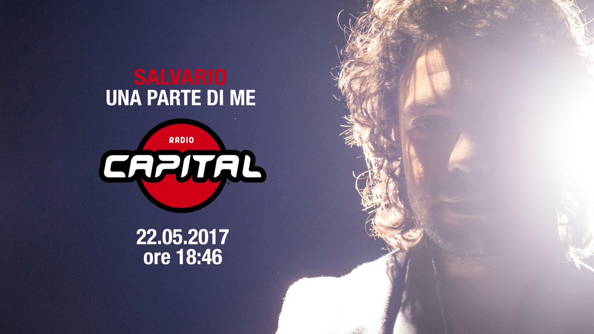 Salvario_'s tweet photo. Oggi su @RadioCapital_fm, #UnaParteDiMe, un brano scritto col sole in tesa!
#salvario #duemilacanzonette #radiocapital #CapiTalent2017 https://t.co/UwMnedTRcv