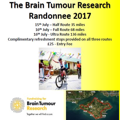 csportsolent's tweet photo. Please support @braintumourrsch @SimonMTier by giving what you can to this wonderful charity https://t.co/QTeGIEXlcy &amp; join us for the ride! https://t.co/EiOtX42Ho3