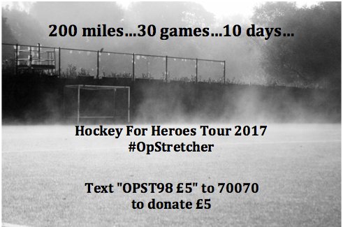 MattAlexanderpt's tweet photo. #OpStretcher#H4H #Hockey4Heroes #HelpForHeroes#Charity #FundRaising #HockeyFamily#HockeyNation #walking #justgiving#strength #strengthcoach https://t.co/oXXsuNPkqU
