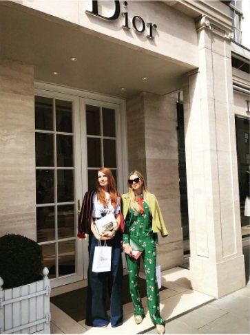 Early morning meeting #dior #jadore #radcliffesciammastylists #stylingduo #brands #fashionlovers #greatwaytostarttheweek <a href="/Dior/">Dior</a>