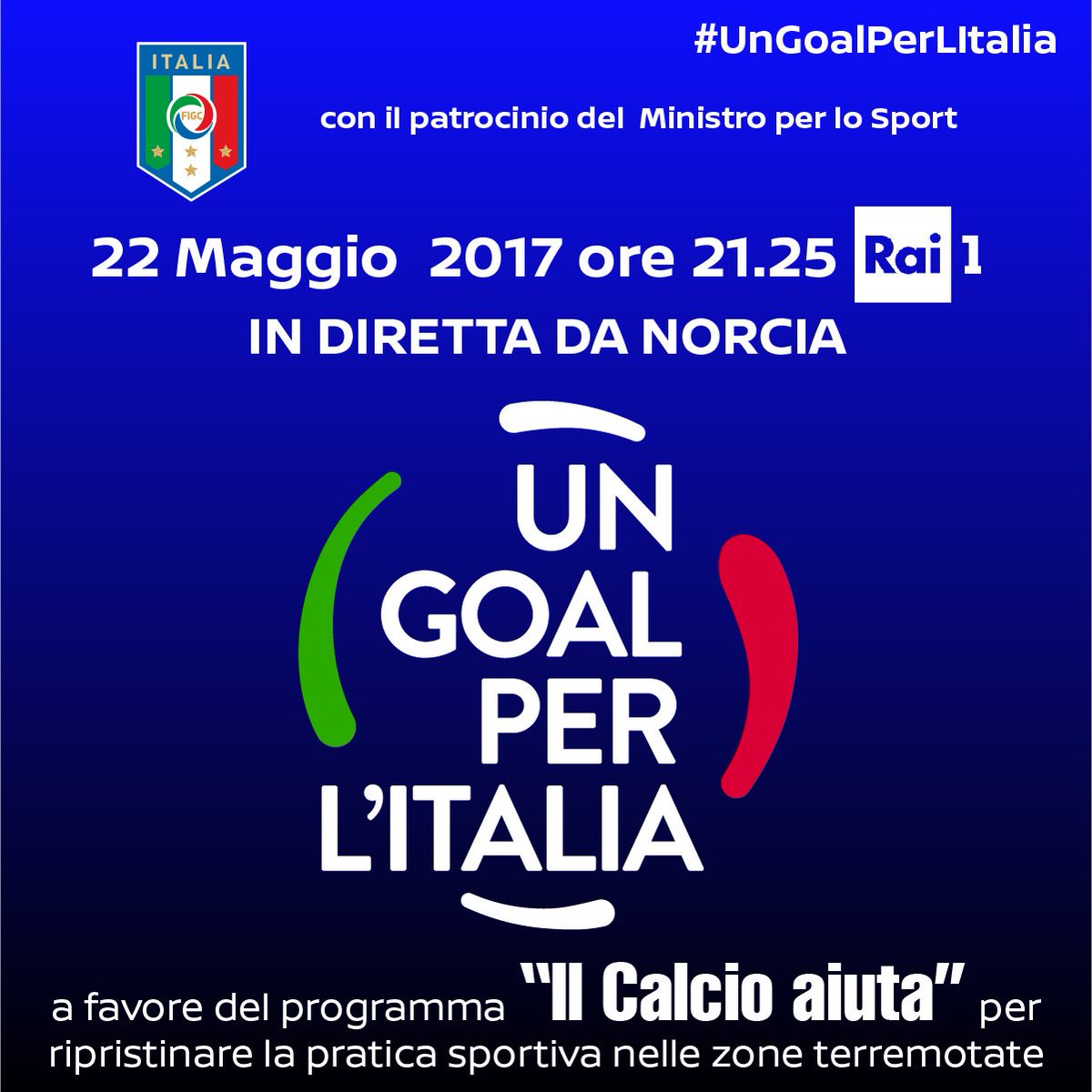 acmilan's tweet photo. Stasera su @RaiUno @marcostorari30 parteciperà a #UnGoalPerLItalia, a sostegno dei Club colpiti dagli eventi sismici del 2016 #IlCalcioAiuta https://t.co/QHzBA6bscK