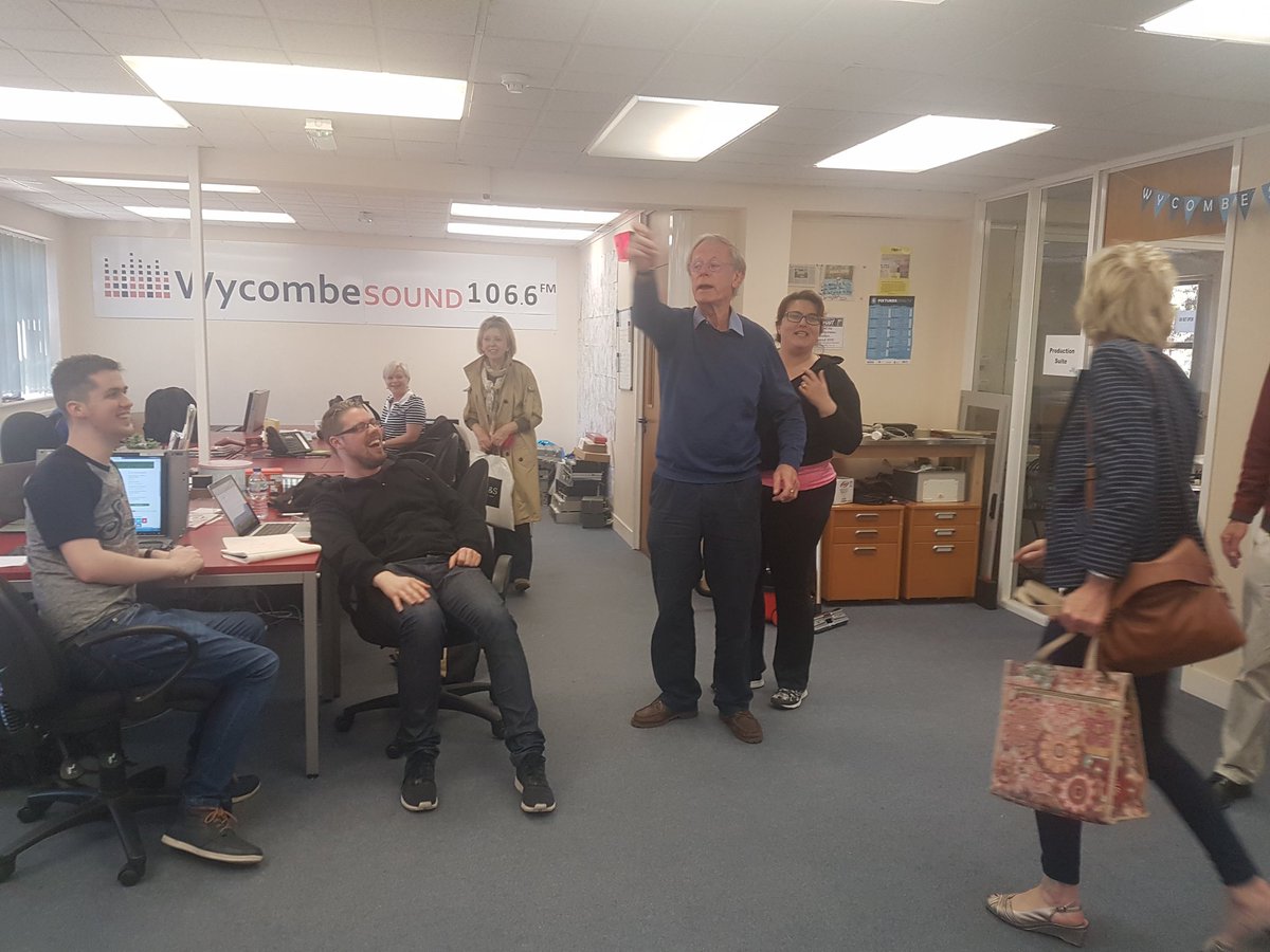 WycombeSound's tweet photo. The #Wycso team are preparing for @localradioday !   Are you ready #Wycombe?  We'll be out and about all day. Join us! https://t.co/Xlp3EbU6Yp