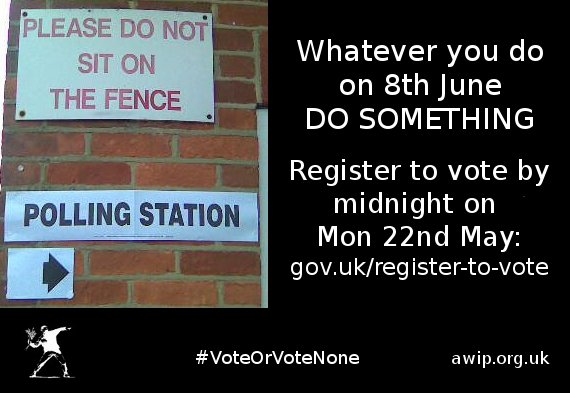 Know anyone who's not registered to vote? 
The deadline is midnight TONIGHT.
Register: gov.uk/register-to-vo…
#GE2017 #VoteOrVoteNone