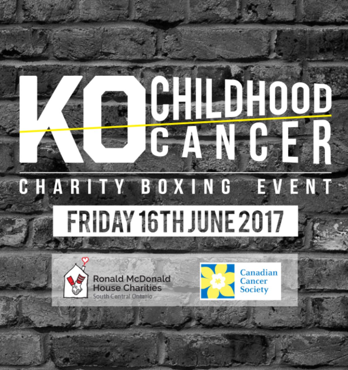 CharityNiagara's tweet photo. Purchase your tickets to the KO Chilhood Cancer Charity Boxing Event at @ScotiabankCtr  https://t.co/wx2prJLvBj 
#Niagara #CharityNiagara https://t.co/BCc0wMcktp