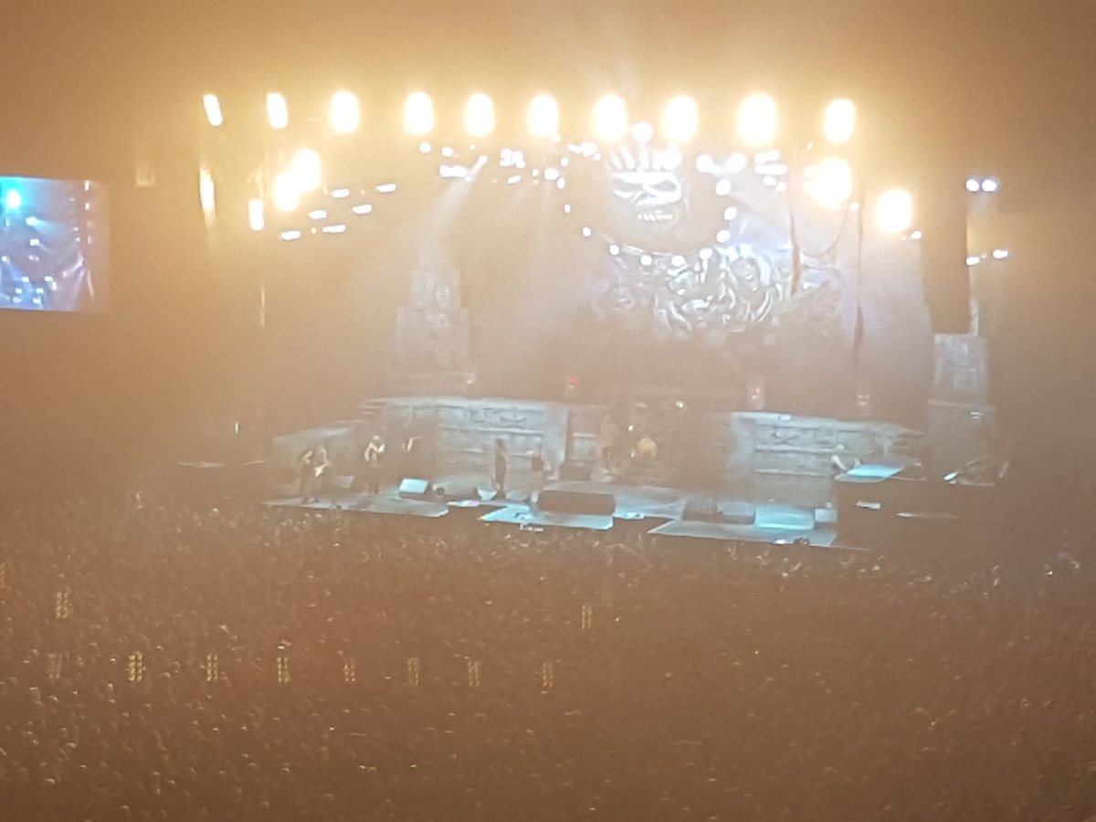 Iron Maiden with my buddy and our 2 sons... great night out and 2, no 4 very happy boys #uptheirons