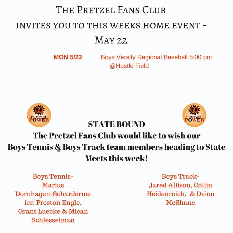 We are not done just yet! 
#LETSGOPRETZELS #FINISHSTRONG #PRETZELPRIDE