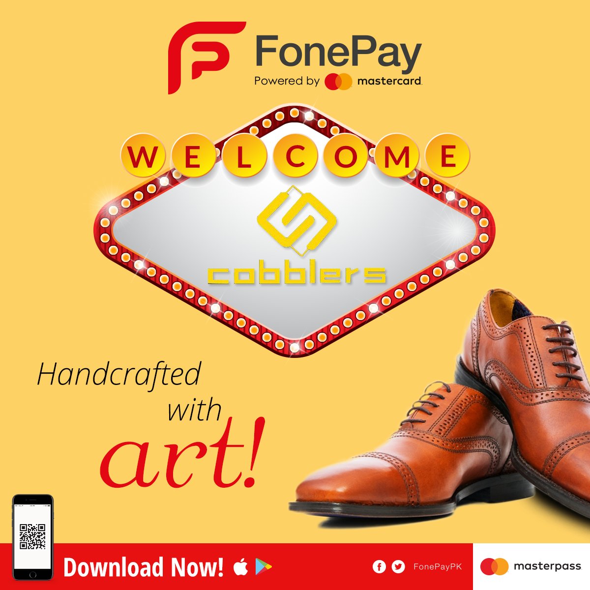 FonepayPk's tweet photo. Finest quality handmade leather shoes!
#iamfonepay #inov8 #MobilePayments #Pakistan #DigitalPayments #Masterpass #Mastercard #Cobblers https://t.co/StKnsUElHu