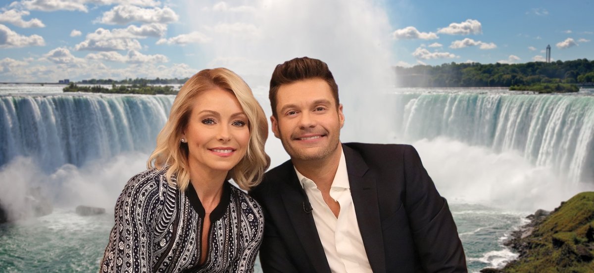NiagaraFalls's tweet photo. Only a few more days left to enter the Live with Kelly &amp; Ryan in Niagara Falls ticket giveaway! Visit https://t.co/mglKXwVQRd to enter! https://t.co/BTMn1RnDjS