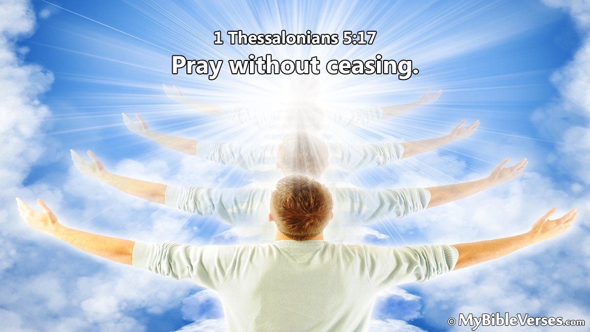 GoBibleVerses's tweet photo. 1 Thessalonians 5:17 Pray without ceasing.
#Prayer * https://t.co/Zx5izzaB8A https://t.co/dKbZhMAjDv