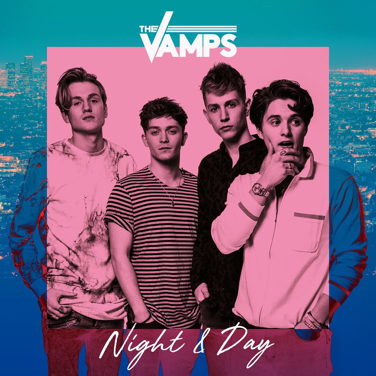 TheVampsband's tweet photo. Signed 'Night &amp; Day' bundles available until 6pm today! Only at https://t.co/bvyMcfTteH https://t.co/rXfxn9BPDo