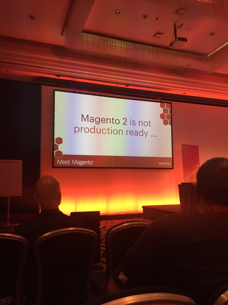 sergeynotes's tweet image. ... and still :)) #Magento2 #mm17de #Magento