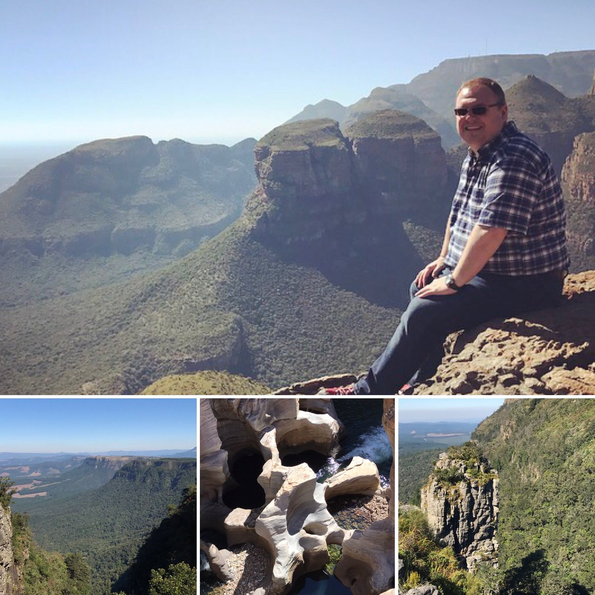 Justin_Barnette's tweet photo. Made it to #BlydeRiverCanyon (world's 3rd largest canyon &amp; world's largest green canyon. #WowSouthAfrica #DiscoverMpumalanga #WeDoTourism https://t.co/ASnpkfuEnm