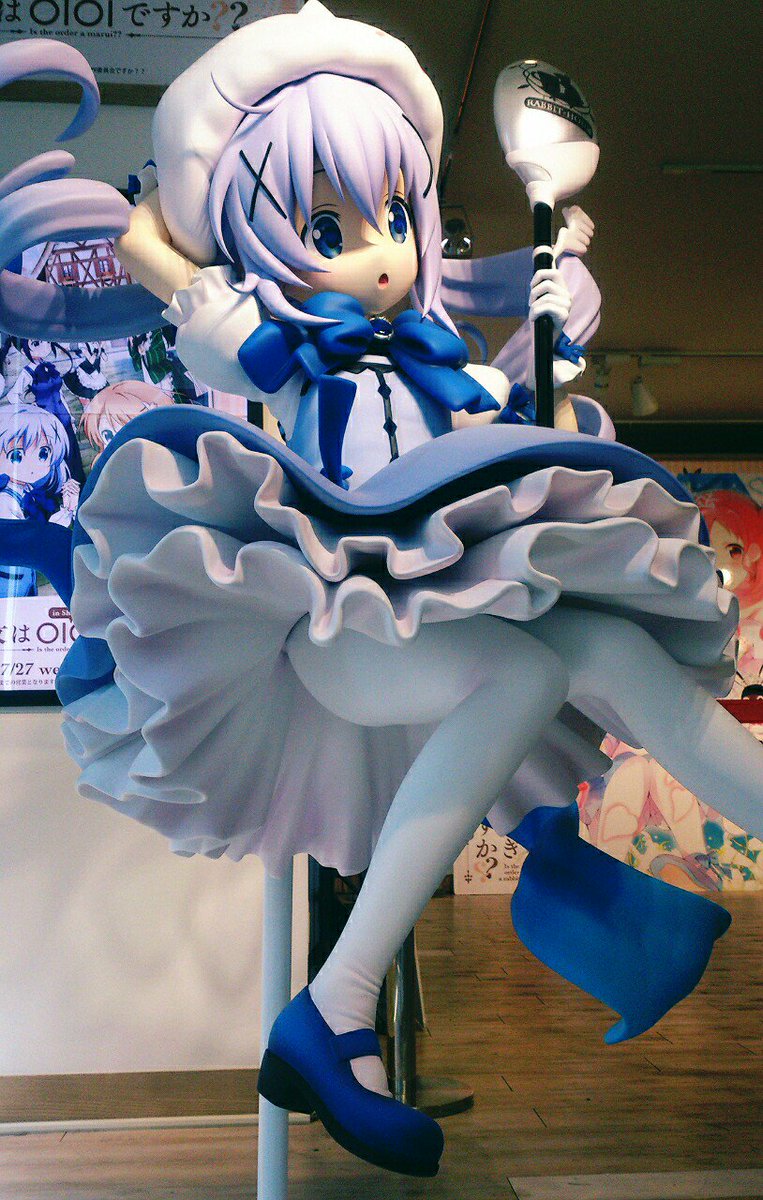 智乃mh على تويتر 魔法少女チノ 白タイツなのでパンツではありませんよ この等身大の７分の1サイズ やっと今月末発送され6月には参上です 一年越しの楽しみです もうずーとtwitterの壁紙になってる 魔法少女チノちゃんです Gochiusa T Co