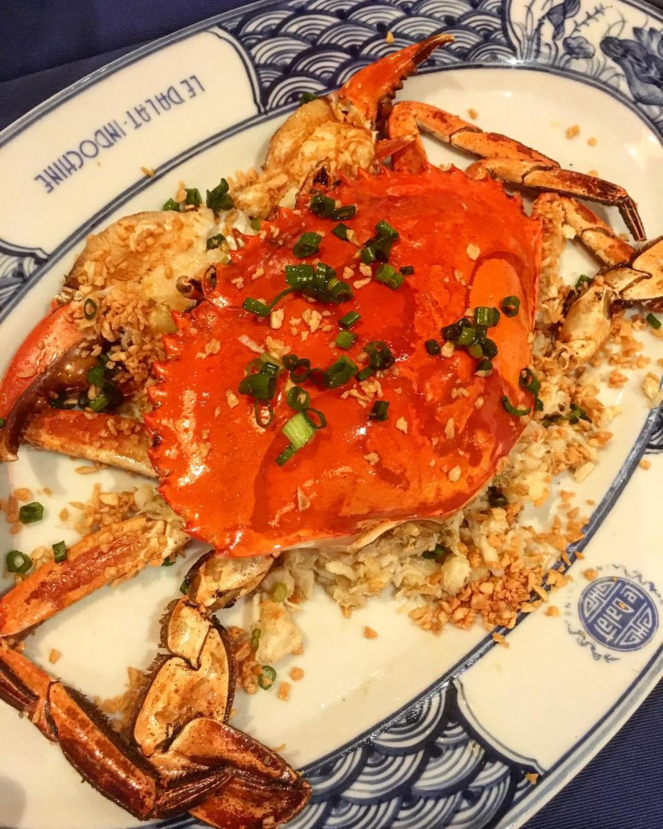 Le_Dalat's tweet photo. A touch of salt and a fair dose of Pepper make this traditional Vietnamese crab an all-time classic that you’ll devour in a heart beat! https://t.co/3SPYjzymMz