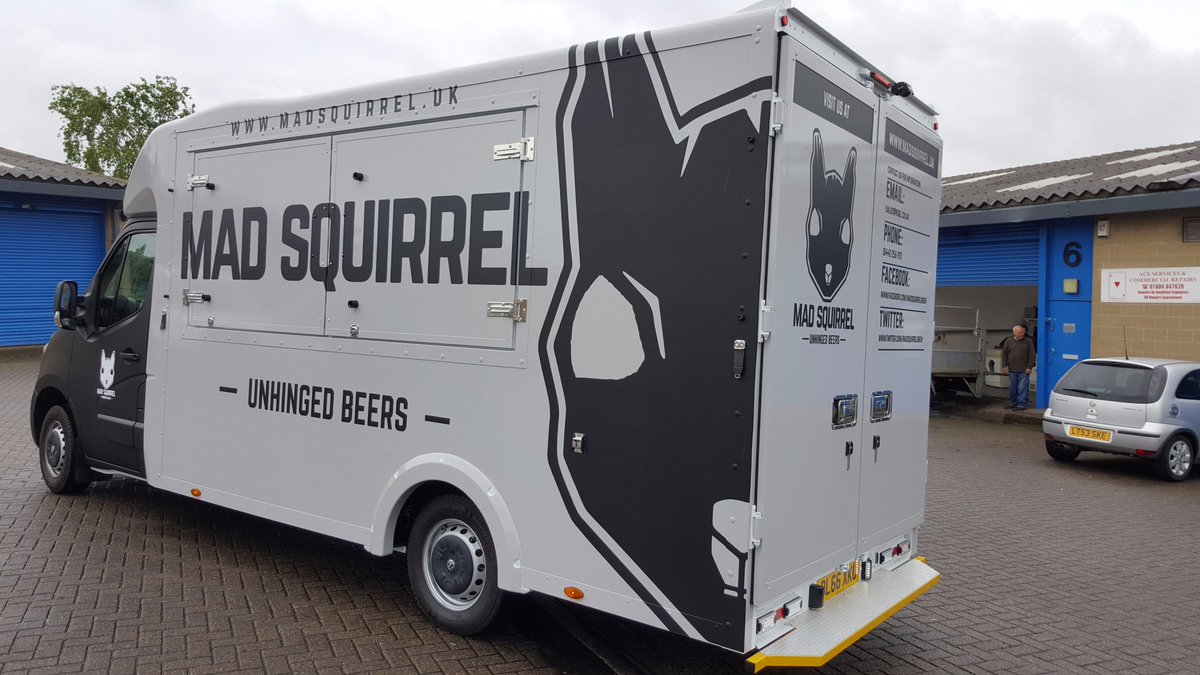 PrecisionSigns_'s tweet image. Complete vehicle wrap, before and after @madsquirrelbrew thirsty work!! #vehiclegraphics #vehiclewraps @PrecisionSigns_ we cover the UK