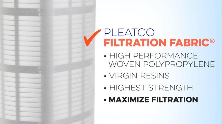PleatcoPoolSpa's tweet photo. #DEGrid Filtration Fabric - woven polypropylene contains virgin resins to assure highest strength & max. filtration https://t.co/xyyuAfH4lp
