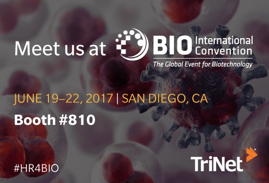 hrtechfan's tweet photo. Coming to the BIO International Convention this year? Check out the #TriNet booth! #HR4BIO @BIOConvention https://t.co/VhnUrgzzlE