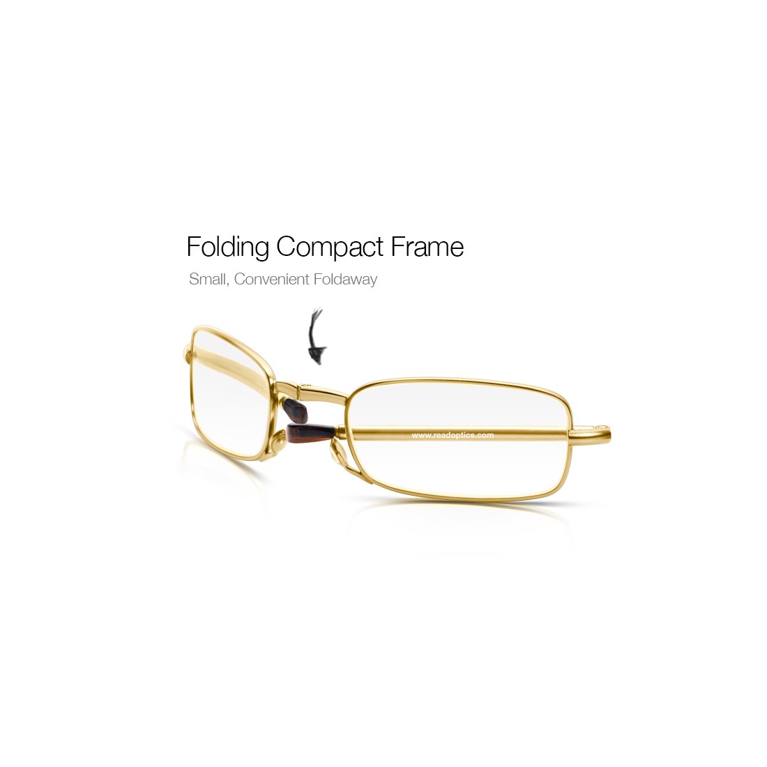 ReadOptics's tweet image. BEST SELLER: Gold Full Frame Compact Glasses - £25 +  FREE UK shipping #readoptics #folding #eyeglasses ➡️ ow.ly/nco9309xQhr   ⬅️