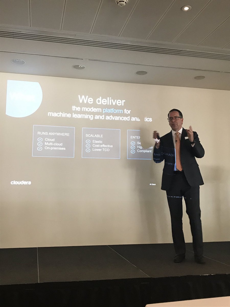 suvirao's tweet image. What @cloudera delivers .... #machinelearning and #advanceanalytics
