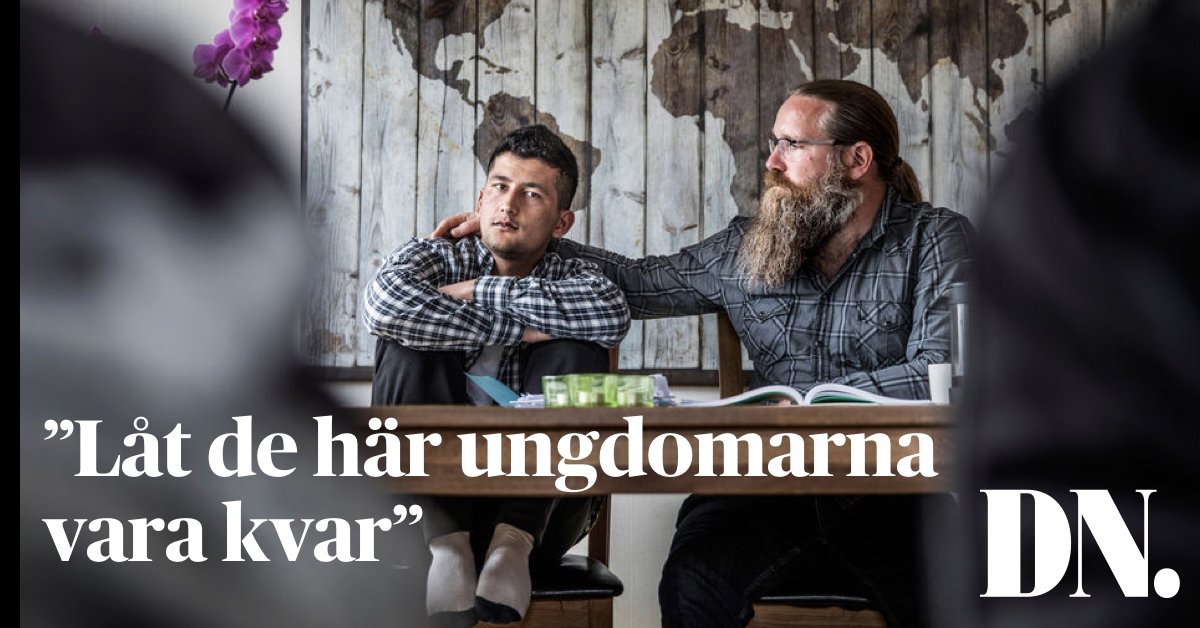 Zubaid Wahidi kallar Nicklas Steorn för pappa. Om två veckor ska banden mellan dem klippas, anser myndigheterna.
dn.se/nyheter/politi…