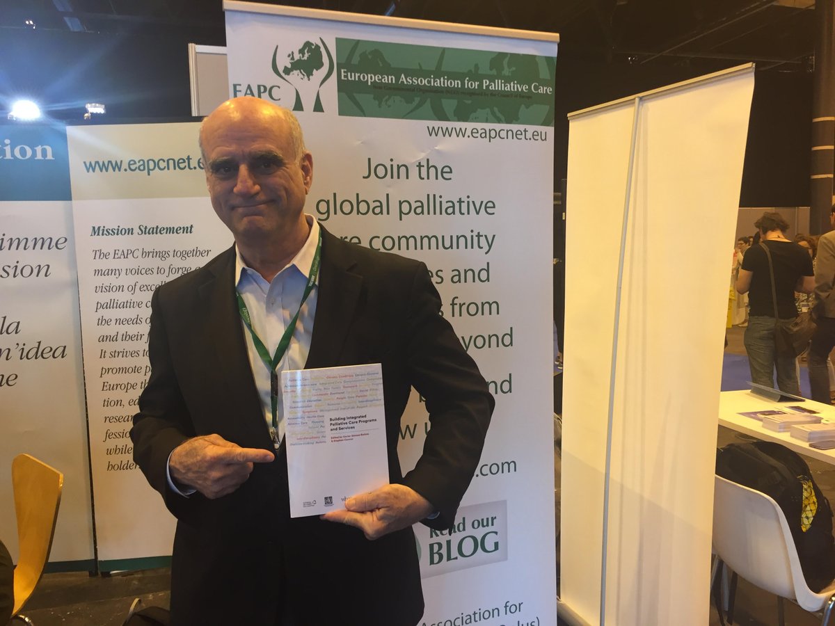 whpca's tweet photo. New book: Building Integrated #PalliativeCare Programs & Services launched at #EAPC2017. Latest info on pc delivery https://t.co/xebwHr0SLM https://t.co/jTglURRUUz
