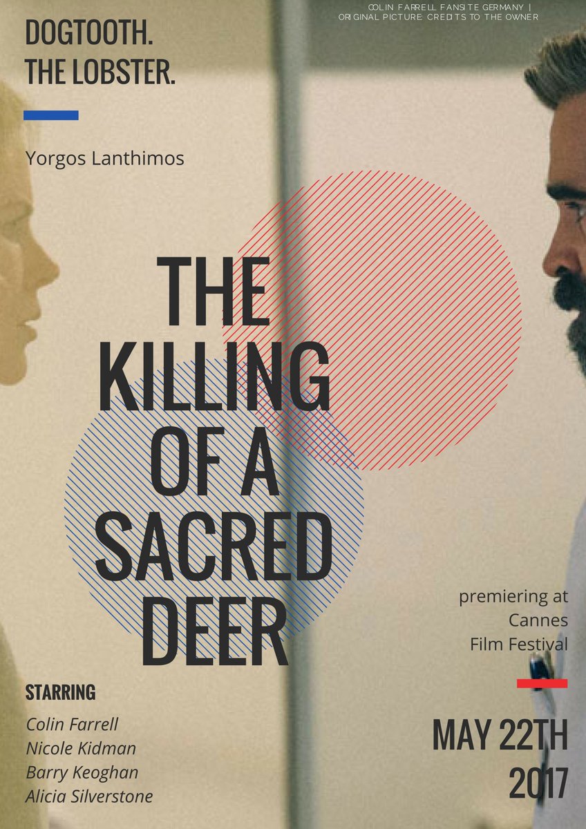 Image result for the killing of a sacred deer poster