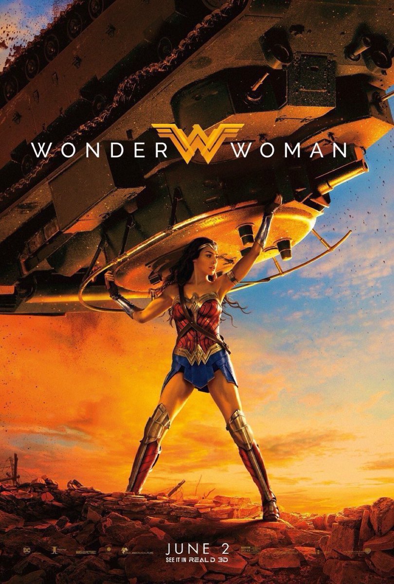 ChuckBrouilette's tweet photo. #NowThisIsAMoviePoster #WonderWoman #TheAmazingAmazon in Action #June2nd https://t.co/KPm9bkdLcr