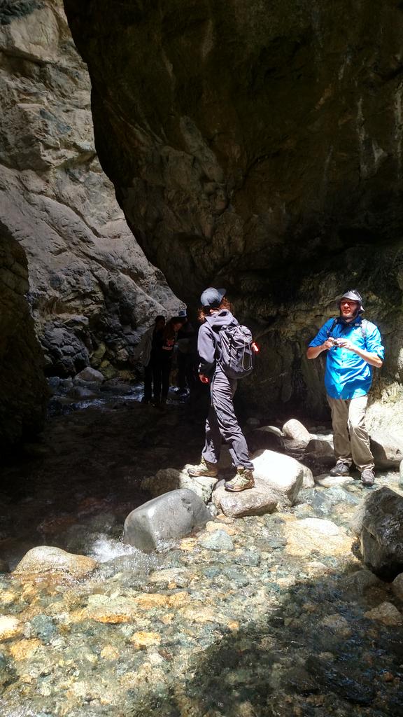 CalUGeology's tweet photo. Short hike to Zapata Falls in Colorado this morning for CalU Geology students! @CalUofPA https://t.co/golTOW5hRX