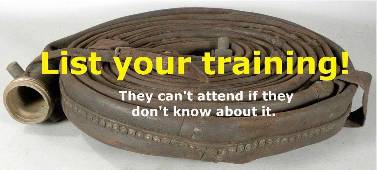 FireDepTraining's tweet photo. Get your classes listed. Try it, it works. https://t.co/TJ7FU1fdWg #SpreadTheWord #sharetheknowledge #firetrainingfinder #EMSWeek2017 #fire https://t.co/zNqWcoYEwa